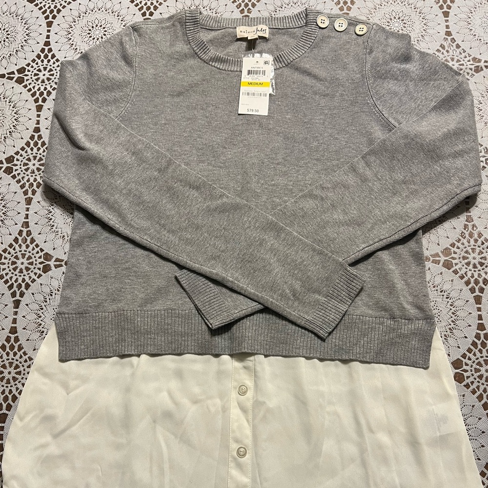 Long Sleeve Shirt | Maison Jules | Size:Medium |